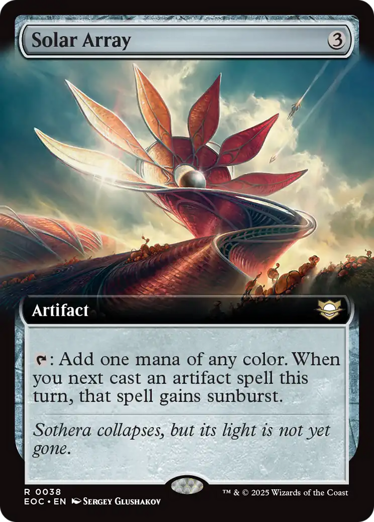 Solar Array (Extended Art) [Edge of Eternities Commander] | Galaxy Games LLC