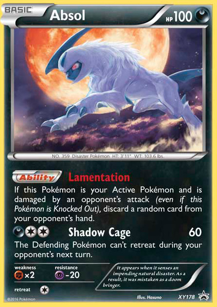 Absol (XY178) [XY: Black Star Promos] | Galaxy Games LLC