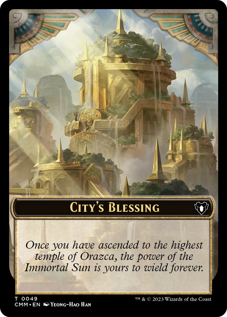 City's Blessing Token [Commander Masters Tokens] | Galaxy Games LLC