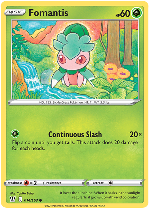 Fomantis (014/163) [Sword & Shield: Battle Styles] | Galaxy Games LLC