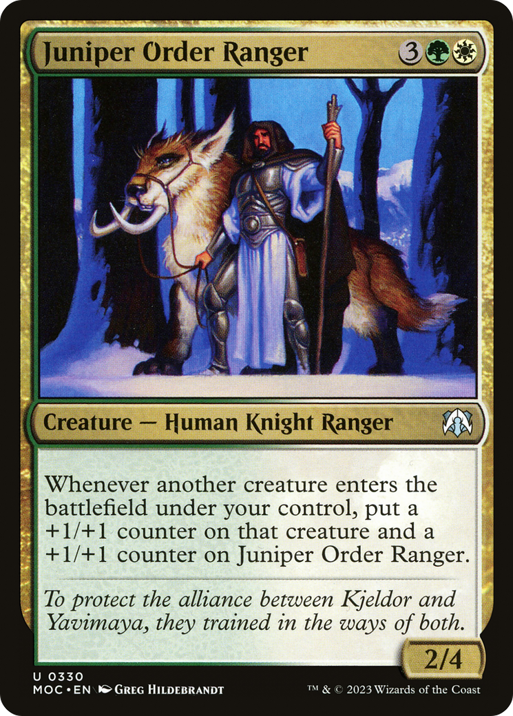 Juniper Order Ranger [March of the Machine Commander] | Galaxy Games LLC