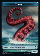 Tentacle // Champion of Wits Double-Sided Token [Streets of New Capenna Commander Tokens] | Galaxy Games LLC