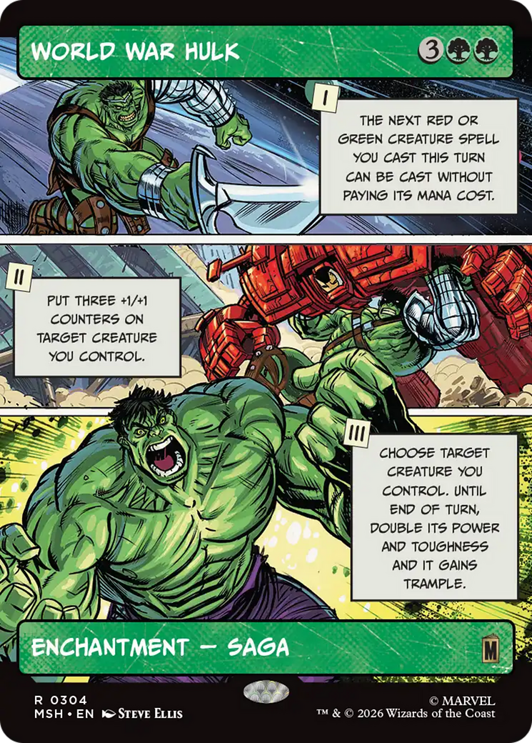 World War Hulk (Borderless) [Marvel Super Heroes] | Galaxy Games LLC