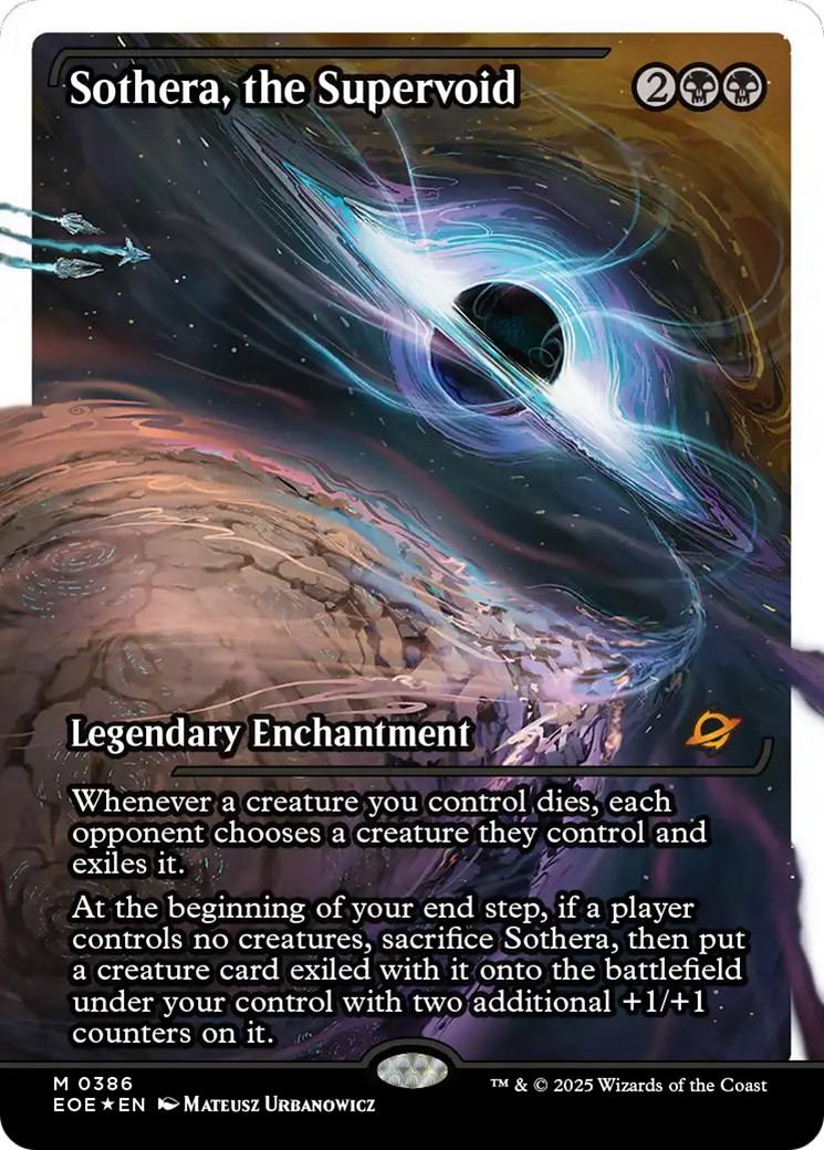 Sothera, the Supervoid (Fracture Foil) [Edge of Eternities] | Galaxy Games LLC