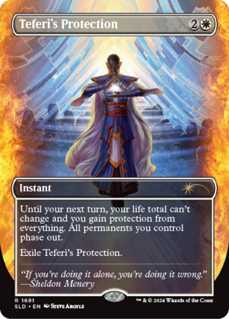 Teferi's Protection (1691) [Secret Lair: Sheldon's Spellbook] | Galaxy Games LLC