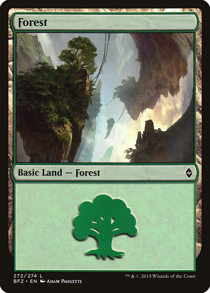 Forest (272) [Battle for Zendikar] | Galaxy Games LLC