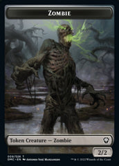 Saproling // Zombie Double-Sided Token [Dominaria United Tokens] | Galaxy Games LLC