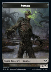Bird (002) // Zombie Double-Sided Token [Dominaria United Tokens] | Galaxy Games LLC
