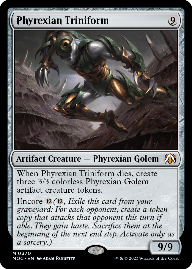 Phyrexian Triniform [March of the Machine Commander] | Galaxy Games LLC