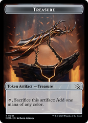 Treasure (21) // Phyrexian Saproling Double-Sided Token [March of the Machine Tokens] | Galaxy Games LLC