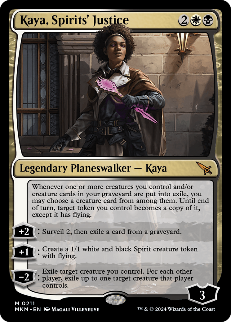 Kaya, Spirits' Justice [Murders at Karlov Manor] | Galaxy Games LLC