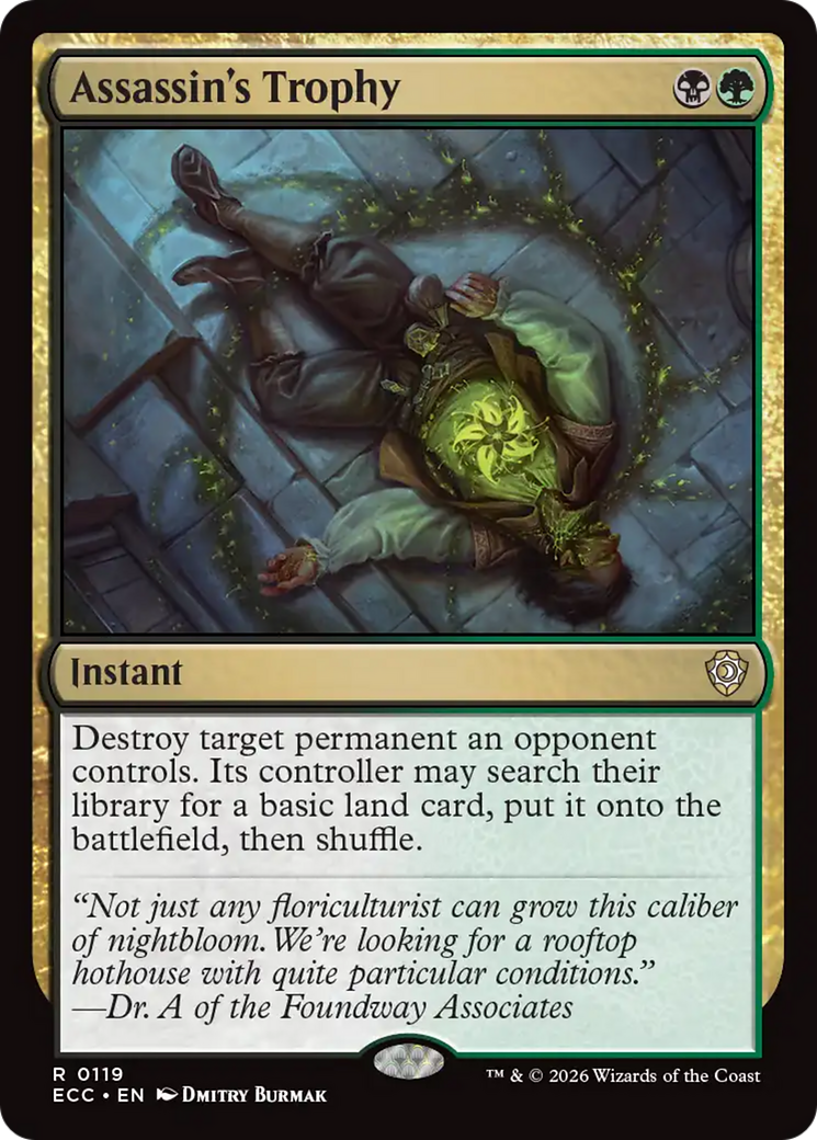 Assassin's Trophy [Lorwyn Eclipsed Commander] | Galaxy Games LLC