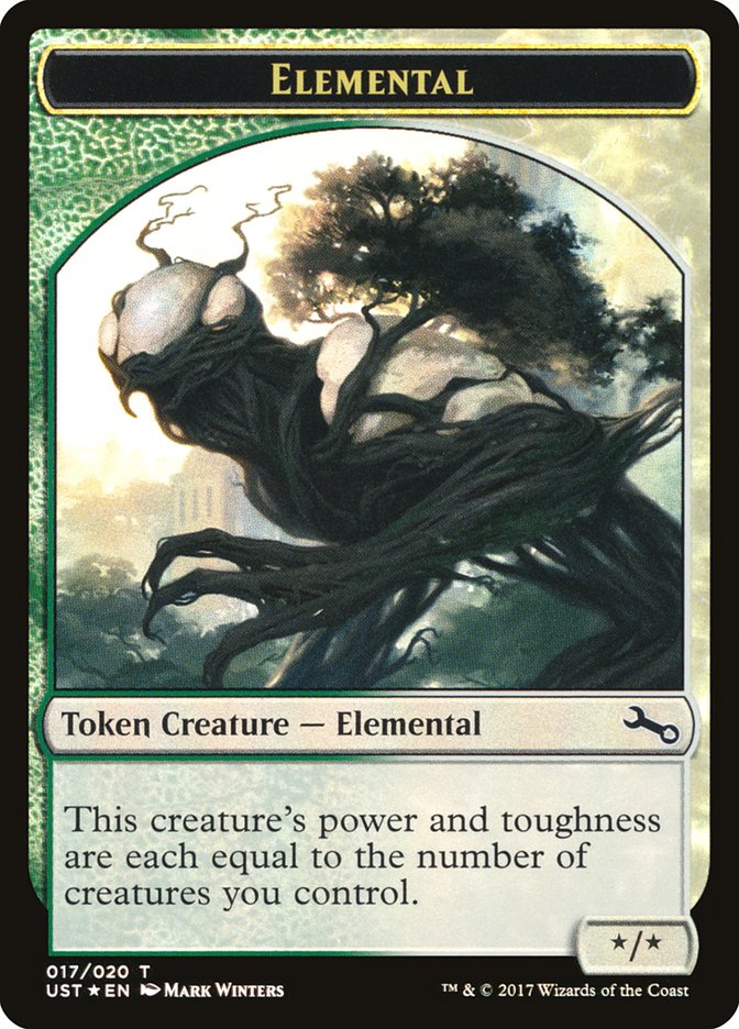 Elemental // Elemental Double-Sided Token (017/020) [Unstable Tokens] | Galaxy Games LLC