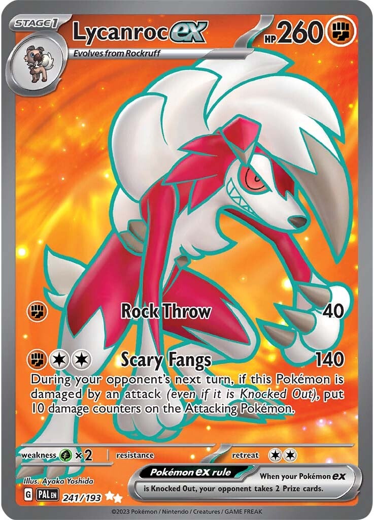 Lycanroc ex (241/193) [Scarlet & Violet: Paldea Evolved] | Galaxy Games LLC