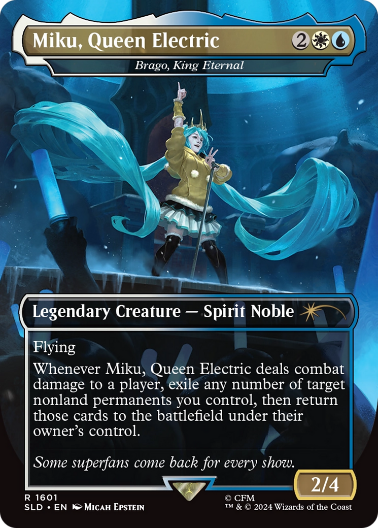 Miku, Queen Electric - Brago, King Eternal [Secret Lair Drop Series] | Galaxy Games LLC