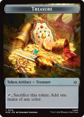 Human Soldier // Treasure (0012) Double-Sided Token [The Hobbit Tokens] | Galaxy Games LLC