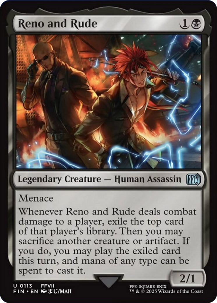 Reno and Rude [FINAL FANTASY] | Galaxy Games LLC