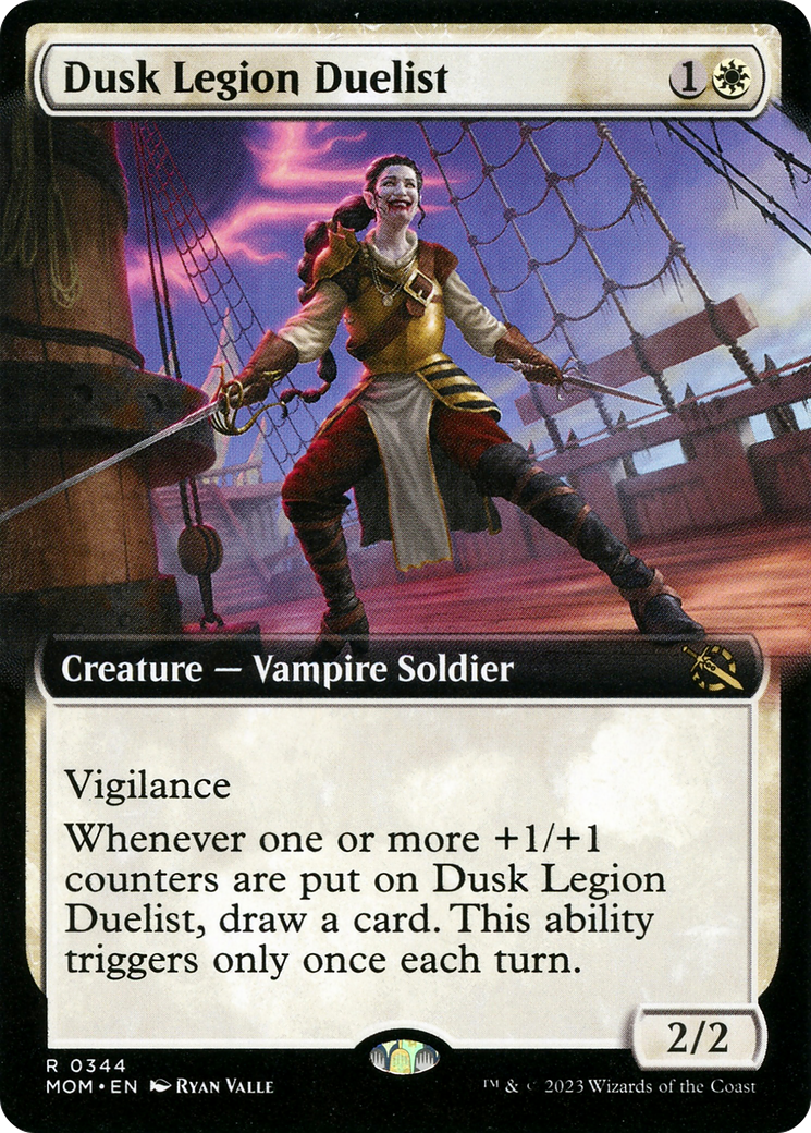 Dusk Legion Duelist (Extended Art) [March of the Machine] | Galaxy Games LLC