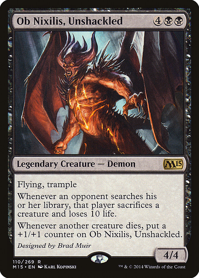 Ob Nixilis, Unshackled [Magic 2015] | Galaxy Games LLC