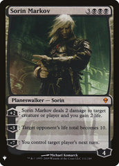 Sorin Markov [Mystery Booster] | Galaxy Games LLC