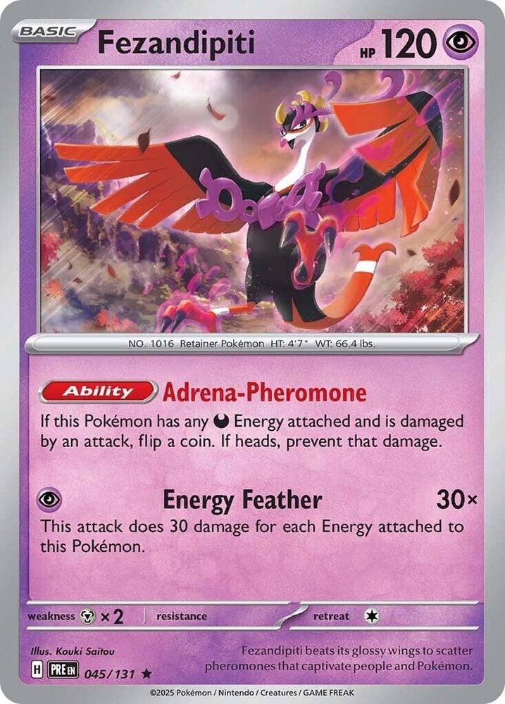 Fezandipiti (045/131) [Scarlet & Violet: Prismatic Evolutions] | Galaxy Games LLC