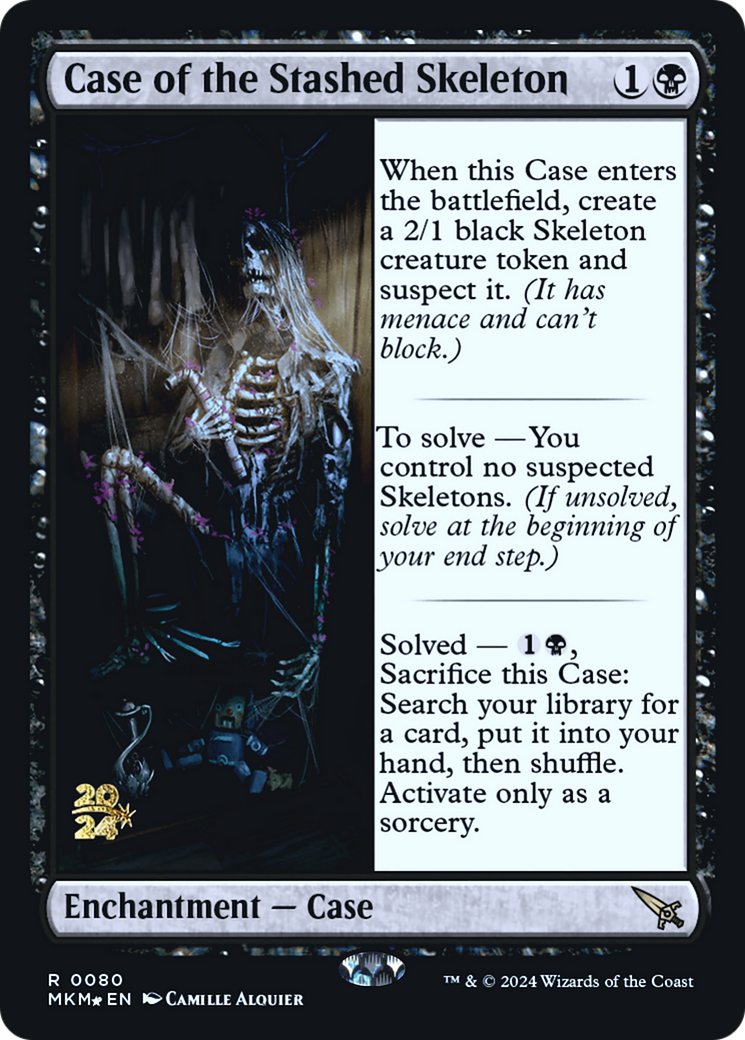 Case of the Stashed Skeleton [Murders at Karlov Manor Prerelease Promos] | Galaxy Games LLC