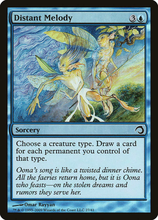 Distant Melody [Premium Deck Series: Slivers] | Galaxy Games LLC