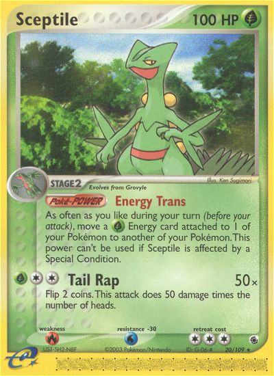 Sceptile (20/109) [EX: Ruby & Sapphire] | Galaxy Games LLC