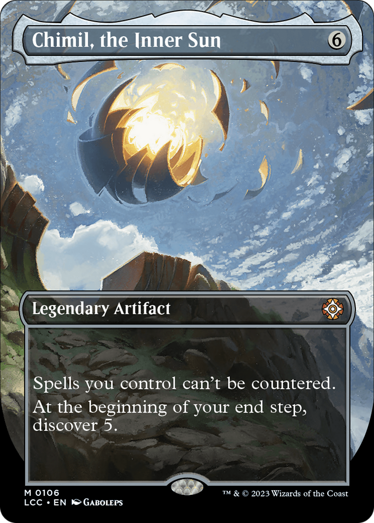 Chimil, the Inner Sun (Borderless) [The Lost Caverns of Ixalan Commander] | Galaxy Games LLC