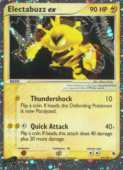 Electabuzz ex (97/109) [EX: Ruby & Sapphire] | Galaxy Games LLC