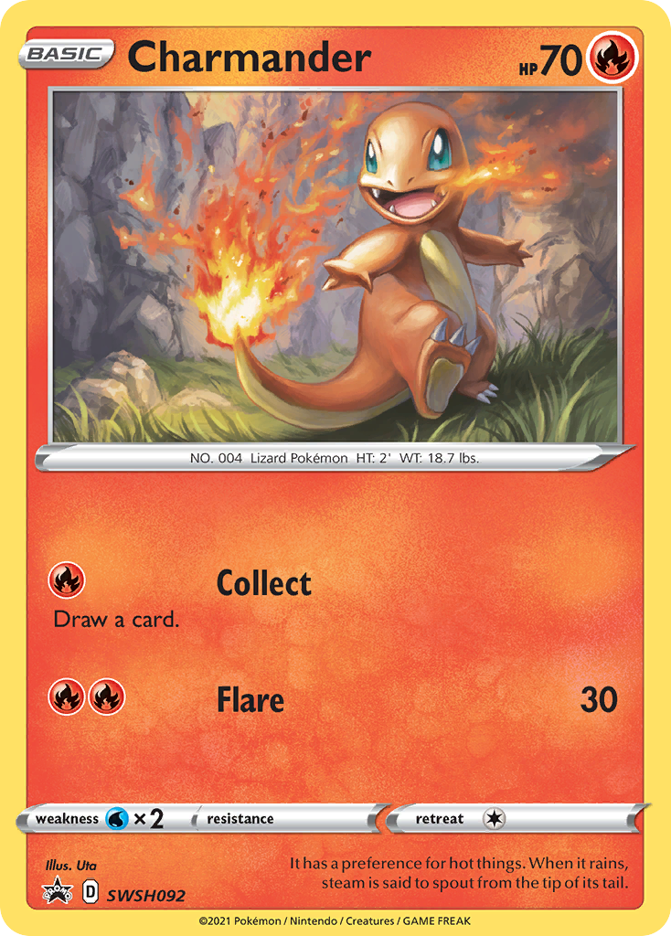 Charmander (SWSH092) [Sword & Shield: Black Star Promos] | Galaxy Games LLC