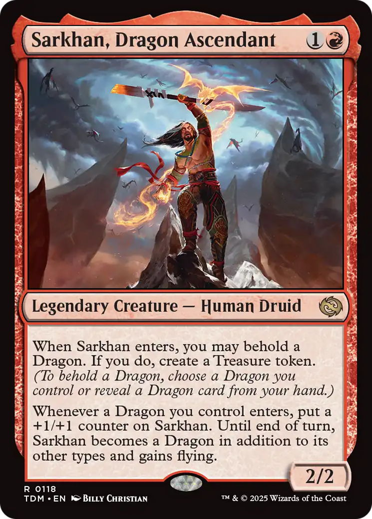 Sarkhan, Dragon Ascendant (118) [Tarkir: Dragonstorm] | Galaxy Games LLC