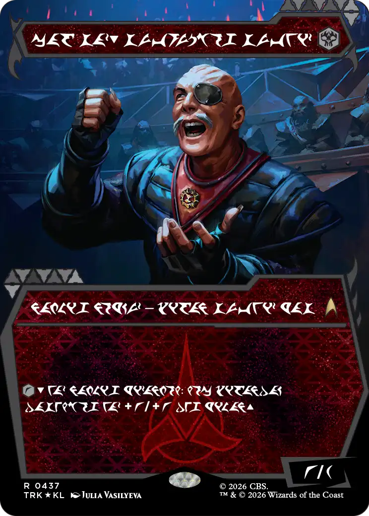 General Chang, Cold Warrior (0437) (Showcase Klingon) [Star Trek] | Galaxy Games LLC