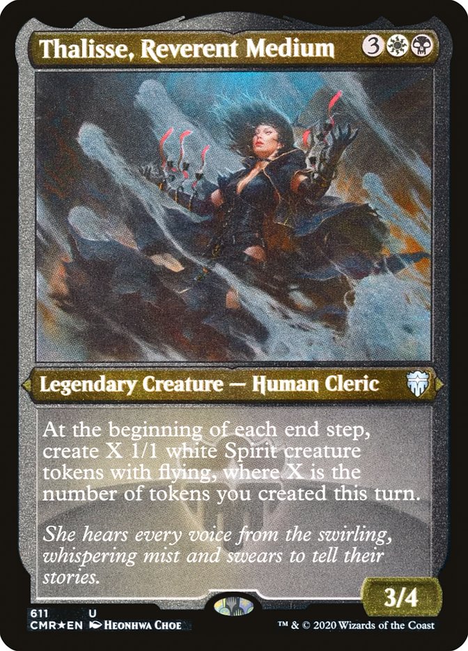 Thalisse, Reverent Medium (Etched) [Commander Legends] | Galaxy Games LLC
