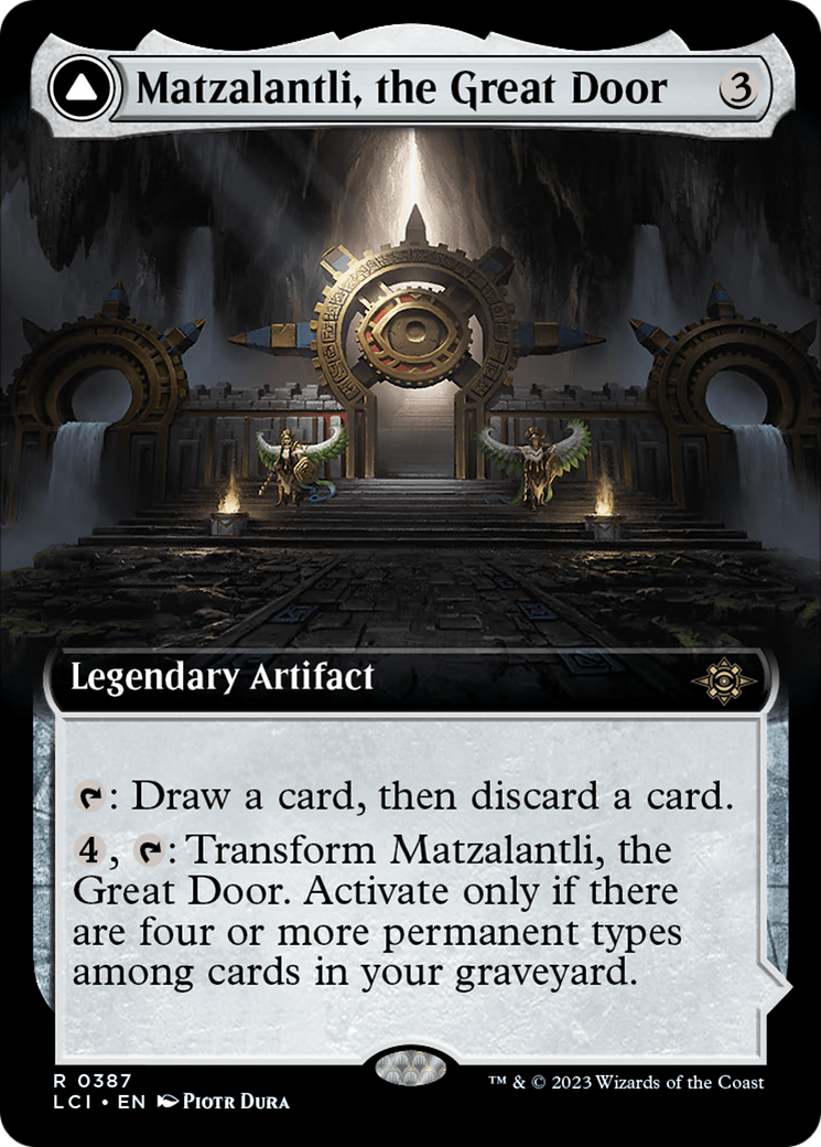 Matzalantli, the Great Door // The Core (Extended Art) [The Lost Caverns of Ixalan] | Galaxy Games LLC