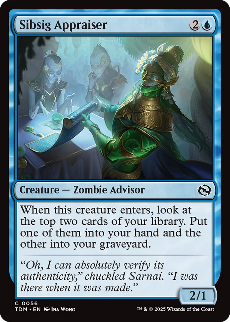 Sibsig Appraiser [Tarkir: Dragonstorm] | Galaxy Games LLC