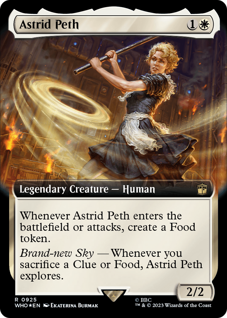 Astrid Peth (Extended Art) (Surge Foil) [Doctor Who] | Galaxy Games LLC