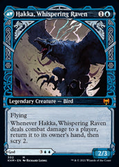 Alrund, God of the Cosmos // Hakka, Whispering Raven (Showcase) [Kaldheim] | Galaxy Games LLC