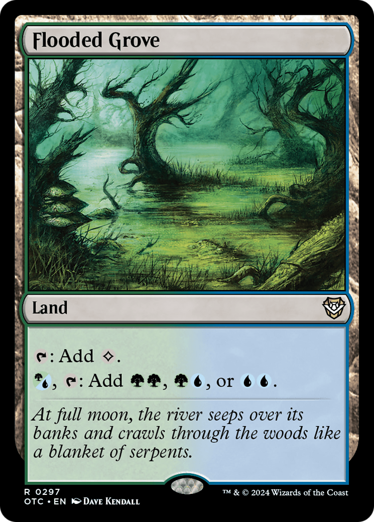 Flooded Grove [Outlaws of Thunder Junction Commander] | Galaxy Games LLC