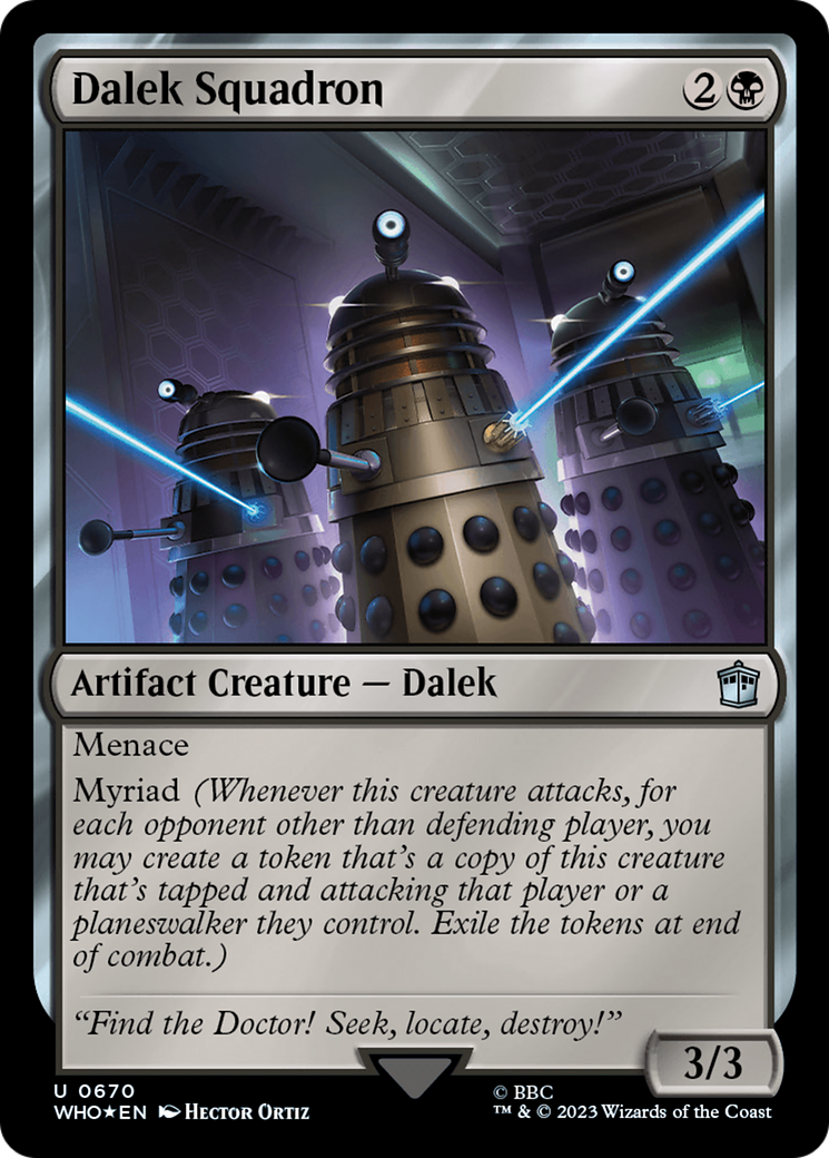 Dalek Squadron (Surge Foil) [Doctor Who] | Galaxy Games LLC