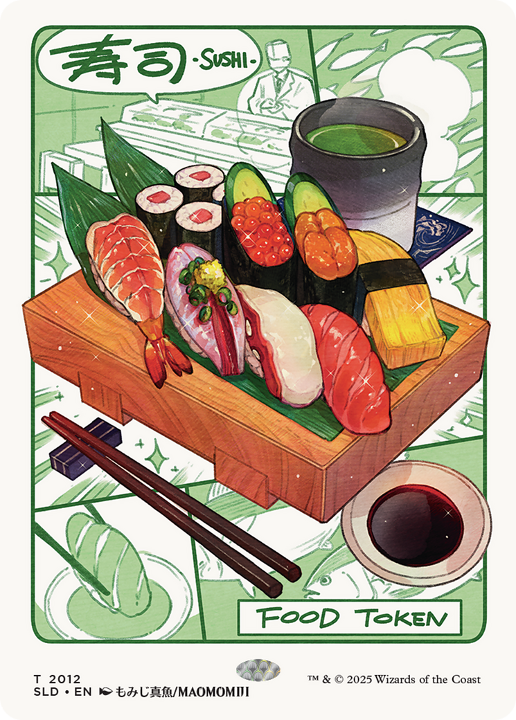Food Token (2012) (Rainbow Foil) [Secret Lair Drop Series] | Galaxy Games LLC