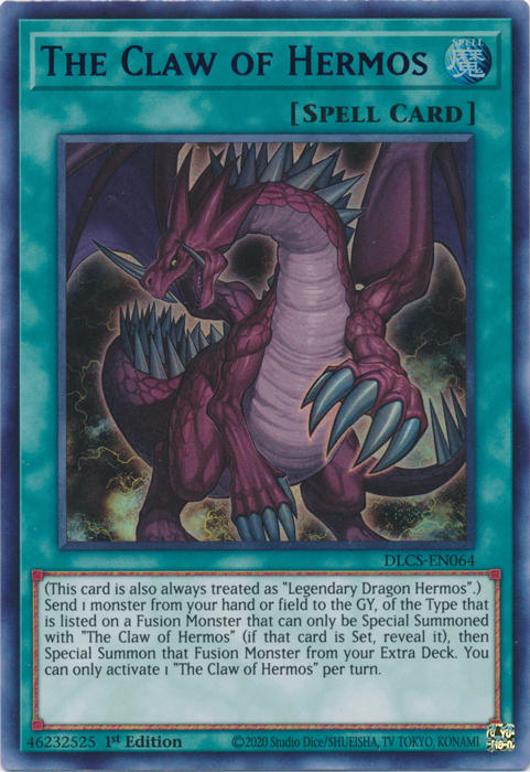 The Claw of Hermos (Blue) [DLCS-EN064] Ultra Rare | Galaxy Games LLC