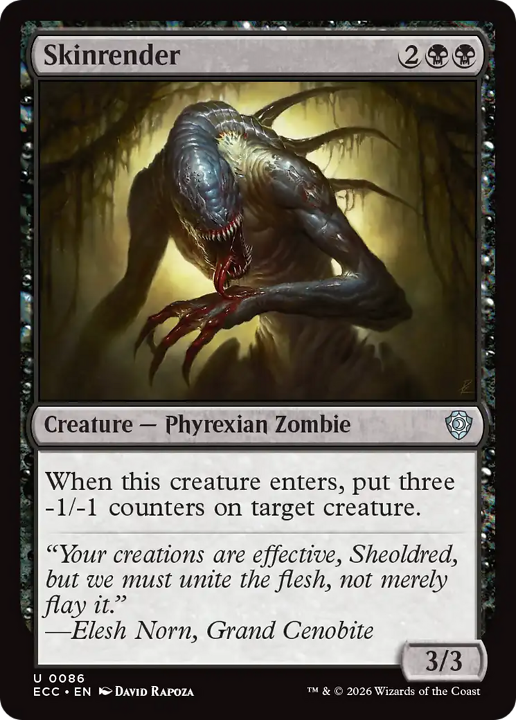 Skinrender [Lorwyn Eclipsed Commander] | Galaxy Games LLC