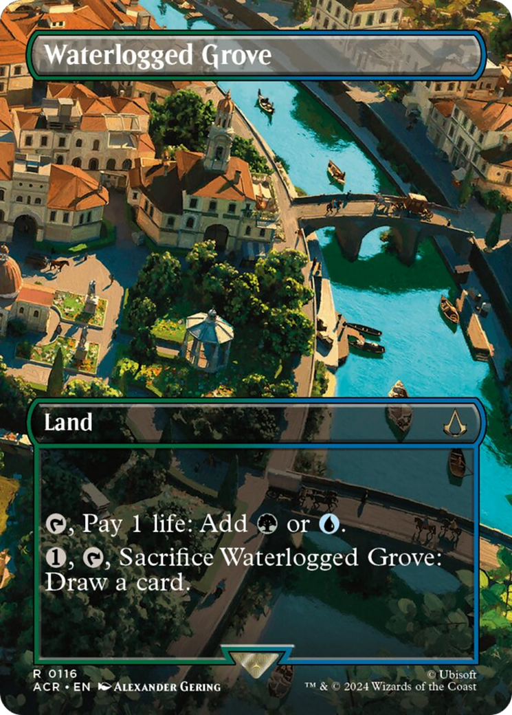 Waterlogged Grove (Borderless) [Assassin's Creed] | Galaxy Games LLC