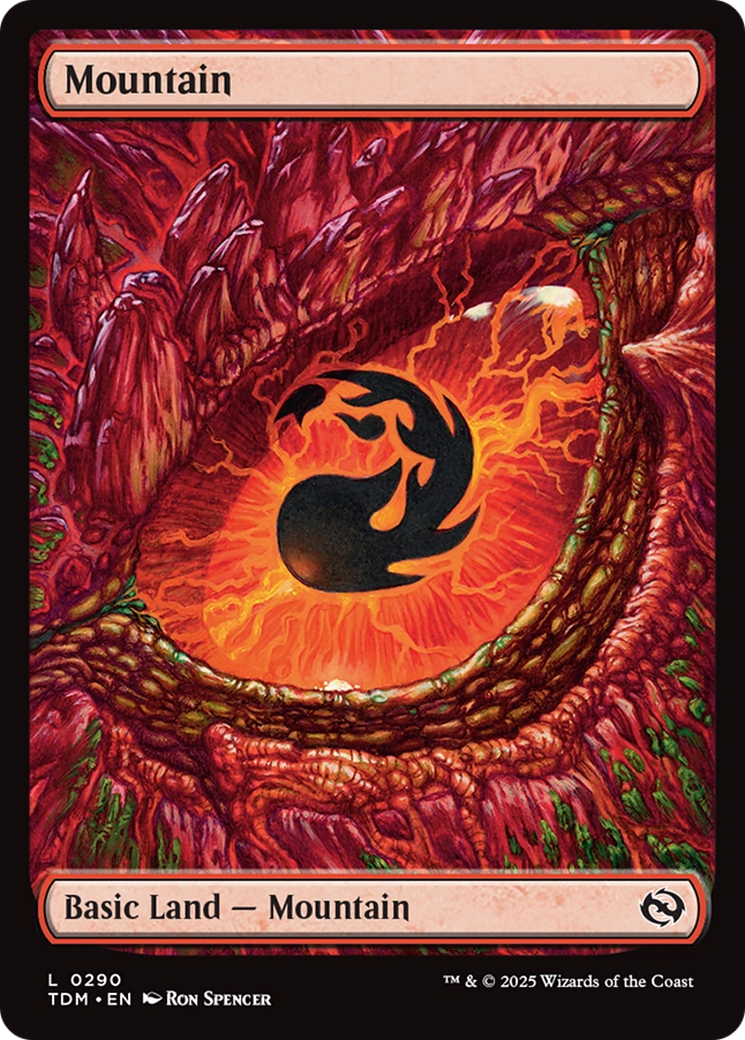 Mountain (0290) [Tarkir: Dragonstorm] | Galaxy Games LLC