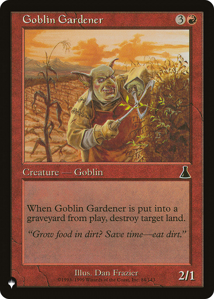 Goblin Gardener [The List] | Galaxy Games LLC