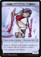 Phyrexian Mite (011) // Drone Double-Sided Token [Phyrexia: All Will Be One Tokens] | Galaxy Games LLC
