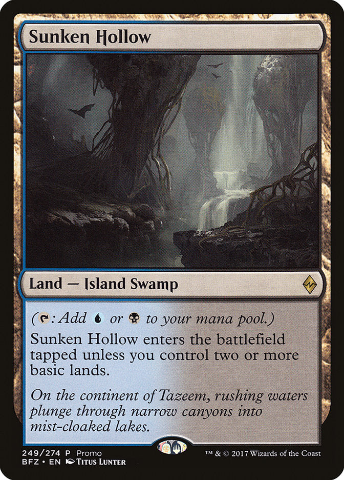 Sunken Hollow (Promo) [Standard Showdown Promos] | Galaxy Games LLC