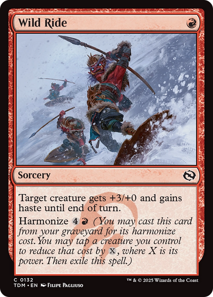 Wild Ride [Tarkir: Dragonstorm] | Galaxy Games LLC