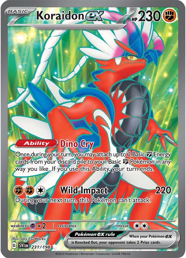 Koraidon ex (231/198) [Scarlet & Violet: Base Set] | Galaxy Games LLC